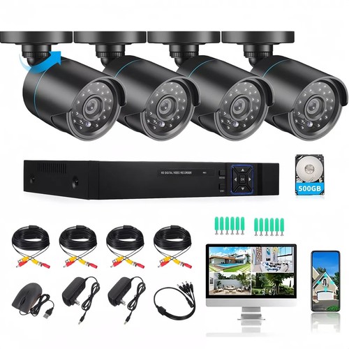 5mp wired security camera - wired,