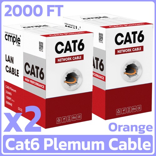 Pack cat6 solid utp - cat6, plenum