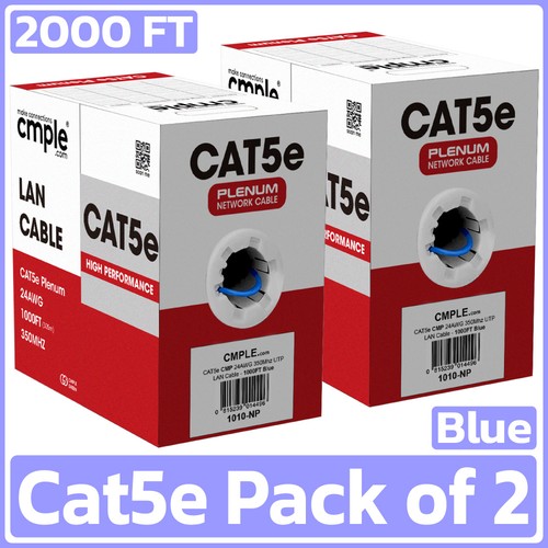 Pack 1000ft cat5e bulk - cat5e,