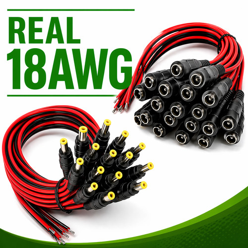 Pairs power pigtail - dc,