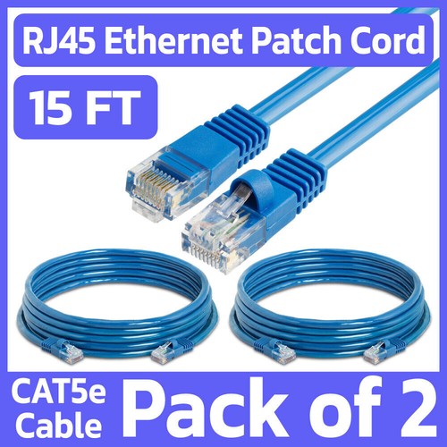 Pack blue cat5e ethernet - 2,