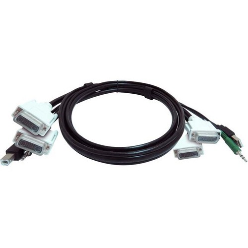Black box secure kvm cable - secure,
