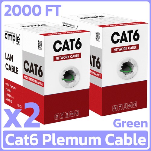 Pack cat6 plenum ethernet - pack,